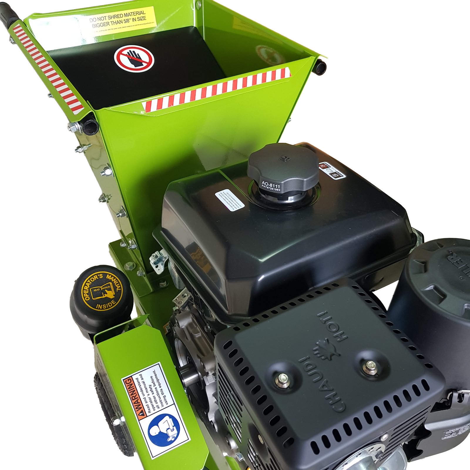 YARDBEAST 2050 277cc 9.5HP Kohler CH395 engine 3" Wood Chipper Shredder New