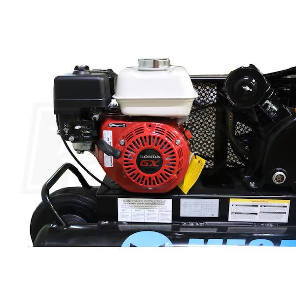 Mega Compressor MP-5510G Gas Air Compressor Twin Tank Wheelbarrow 5.5 HP 10 Gallon 150 PSI New