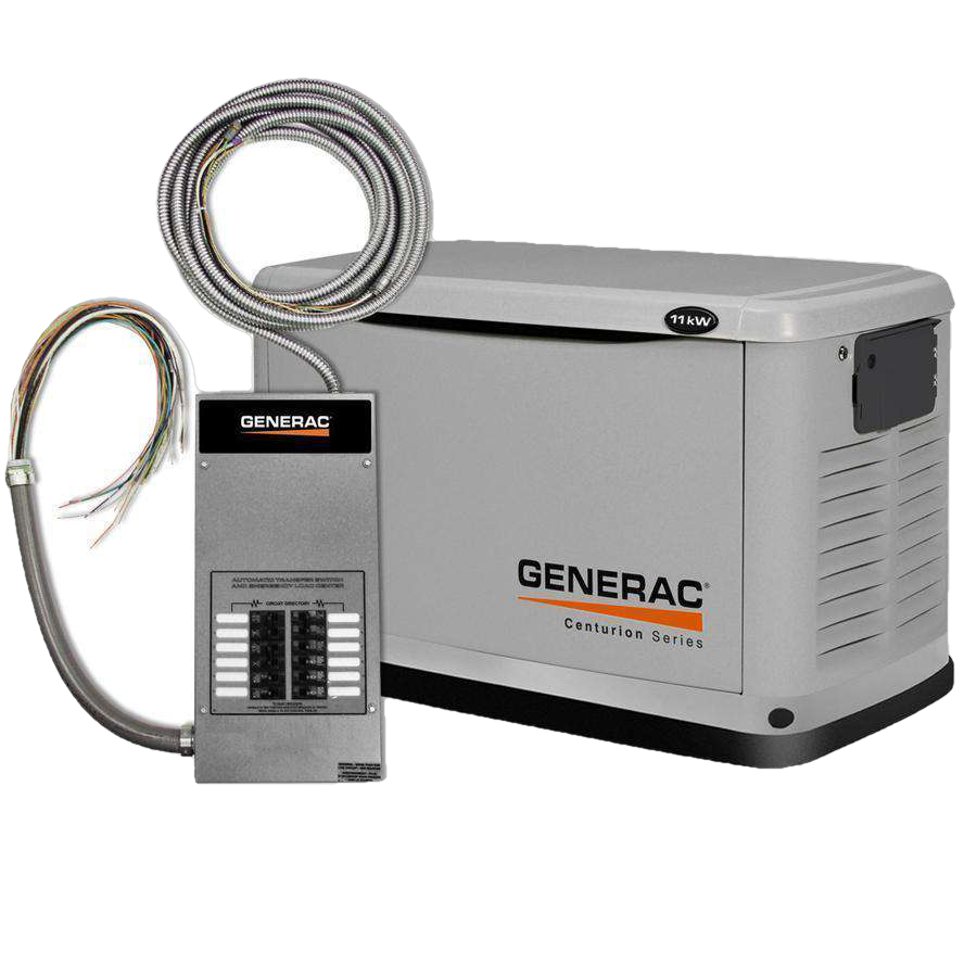 Generac 6437 11kW Guardian LP/NG Standby Generator with Smart Transfer Switch New