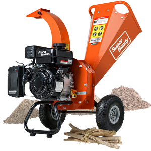 Super Handy GUO035 7HP Compact Design 3 Inch Max Capacity Wood Chipper Shredder Mulcher New