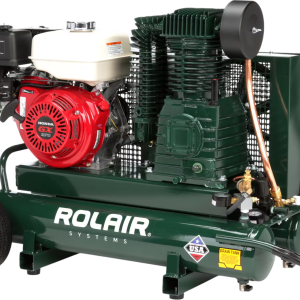 Rolair 8422HK30 Air Compressor Wheeled 9 Gal. Gas 9 HP Honda GX270 Engine Two Stage Pump New