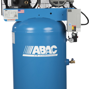 ABAC ABC7-2180VFF Air Compressor 7.5HP 80 Gal. Two-Stage Single Phase 230V Full Feature New