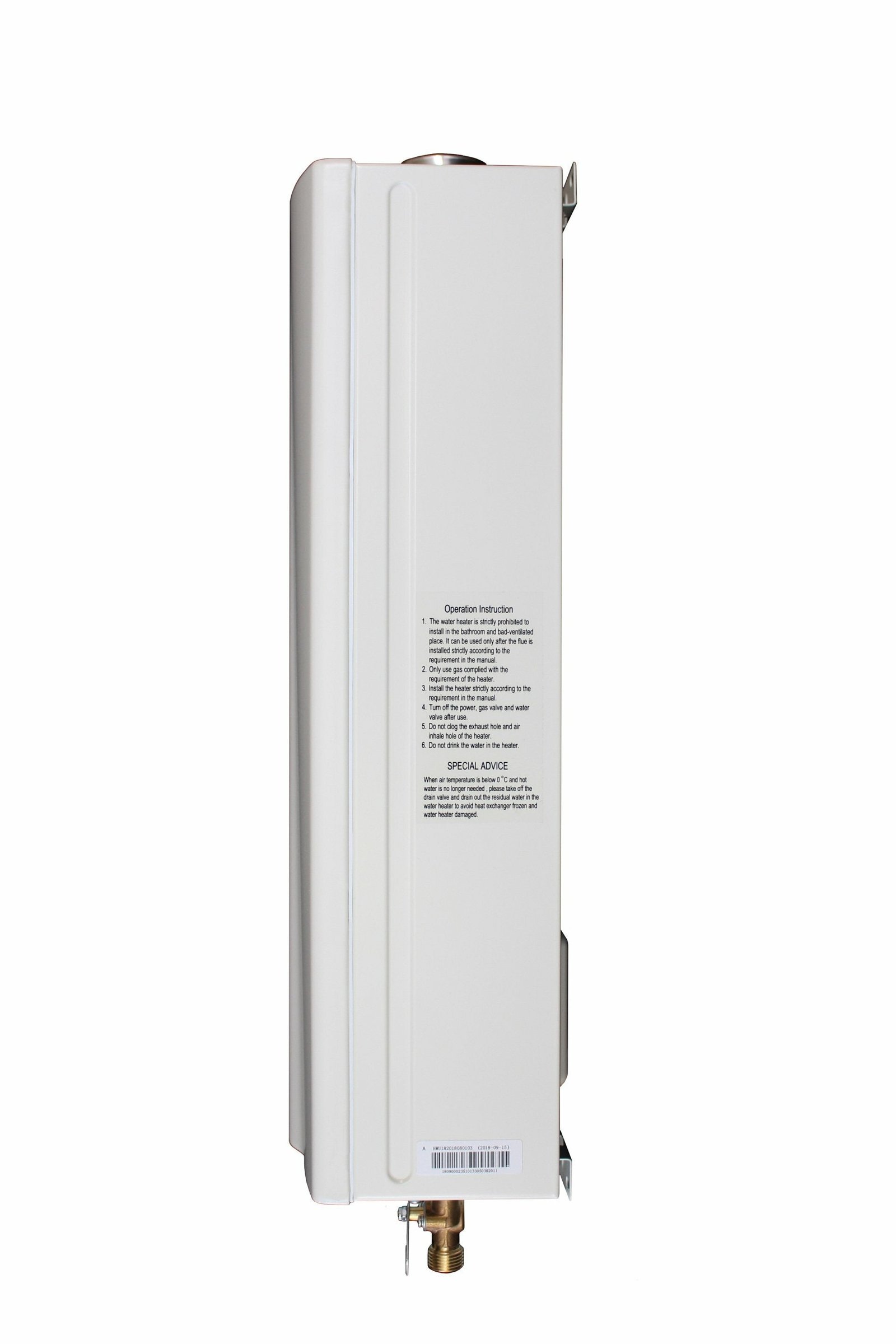 EZ Tankless EZDELUXELP 4.4 GPM 87500 BTU Liquid Propane Indoor Tankless Water Heater with Vent Kit New