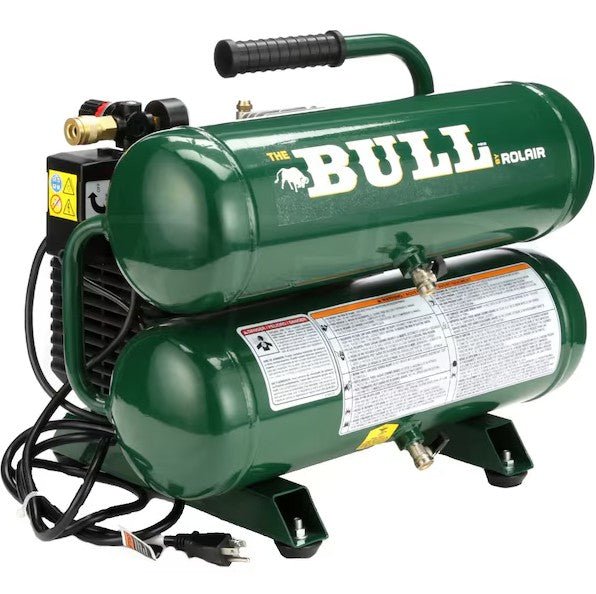 Rolair FC2002 Air Compressor Hand Carry 4.3 Gal. Electric 2 HP 115V 1-Phase Single Stage Pump Manufacturer RFB