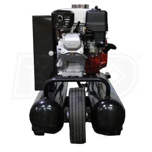 Mega Compressor MP-5510G Gas Air Compressor Twin Tank Wheelbarrow 5.5 HP 10 Gallon 150 PSI New