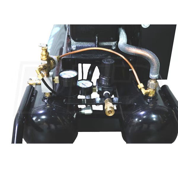 Mega Compressor MP-5510G Gas Air Compressor Twin Tank Wheelbarrow 5.5 HP 10 Gallon 150 PSI New