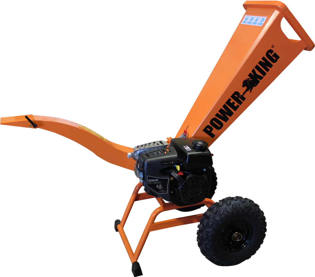 Power King Chipper Shredder 2.8" Residential Direct Drive 6.5 HP Kohler Gas Engine PK0913DD New