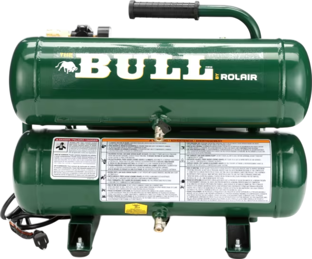 Rolair FC2002 Air Compressor Hand Carry 4.3 Gal. Electric 2 HP 115V 1-Phase Single Stage Pump Manufacturer RFB