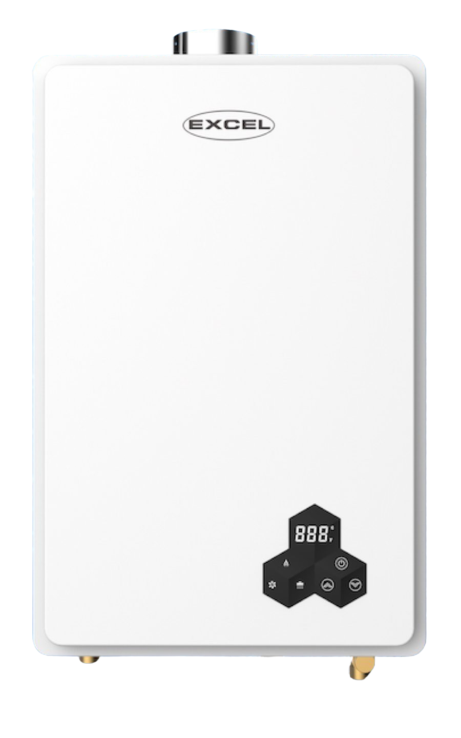 Excel 7 GPM 26.4 L/min Natural Gas Tankless Water Heater Whole House with Flue Kit New