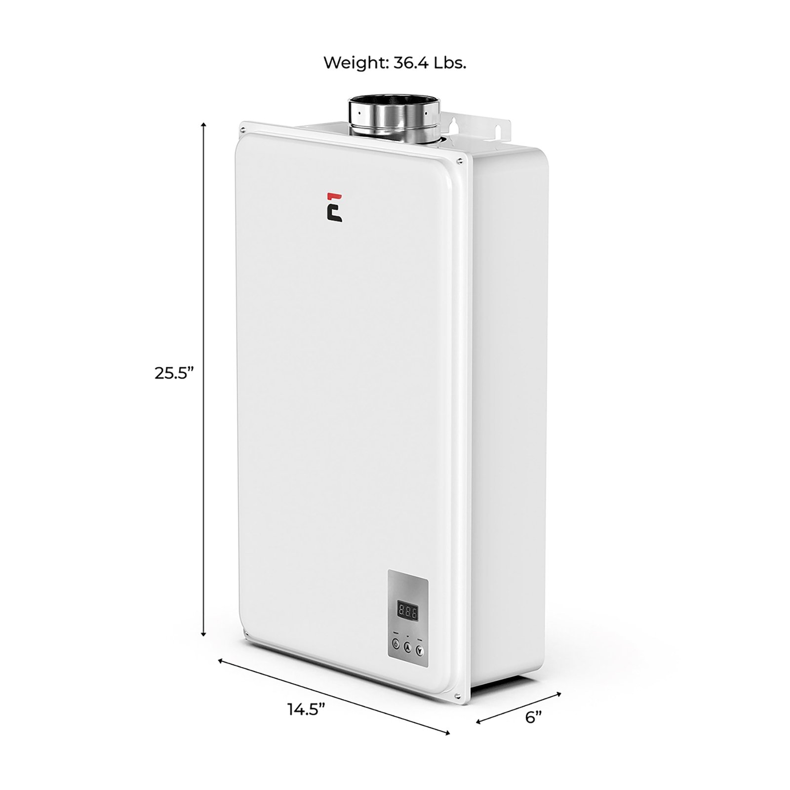 Eccotemp 6.8GB-ILP Builder Series Tankless Water Heater Liquid Propane 6.8 GPM Indoor Open Box